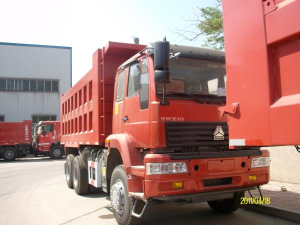 Strong Engine 6x4 Heavy Duty Dump Truck For Heavy Loading Transportation