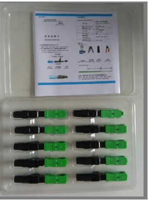 No Splicing Fiber Cable Assembly Fast Field Connector SC/APC Low Loss Long Lifespan