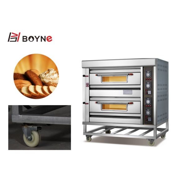 Печь газа 4 подносов палубы 4 плит 2 для магазина хлеба пекарни