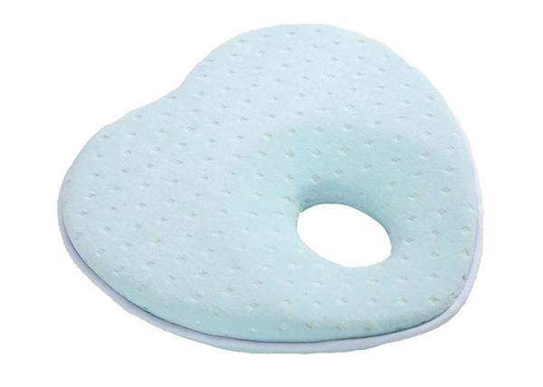 Cotton Protective Round Baby Support Pillow / Foam Wedge Size Baby Head Pillow Organic Silk