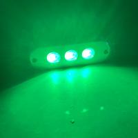 a pesca subaquática da água salgada de 12V 45W ilumina emitir-se verde