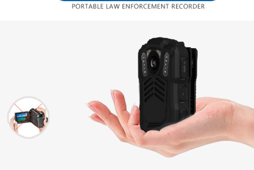 Material preto do ABS do sensor das câmeras 16 M CMOS do corpo da polícia da multi finalidade