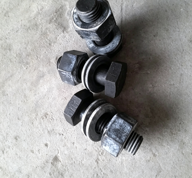 Hex Head Bolts and Nuts 100 Pieces Corrosion Resistant Fasteners with 45 Steel Material