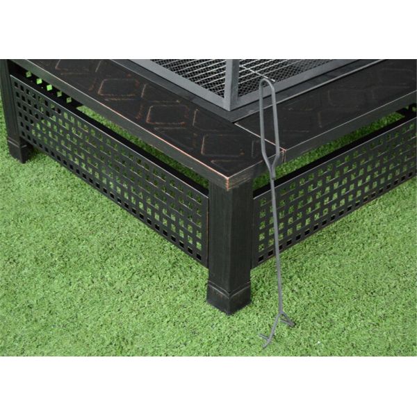 Villa country yard 34 inch Outdoor Patio Grill Portable Fire Bowl BBQ