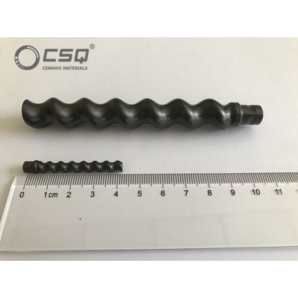 Wear Resistance Ceramic Screw For Mud / Oil Transmit Industry