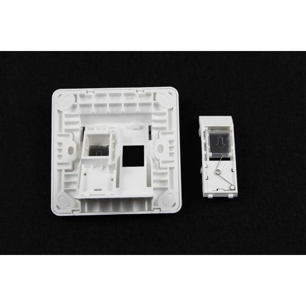 1pc/Poly Bag RJ45 Cat 5e Network Cable Faceplate