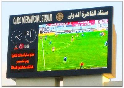 Mutil Color 8500 CD Brightness Stadium LED Screens , Commercial Panel Display Systems