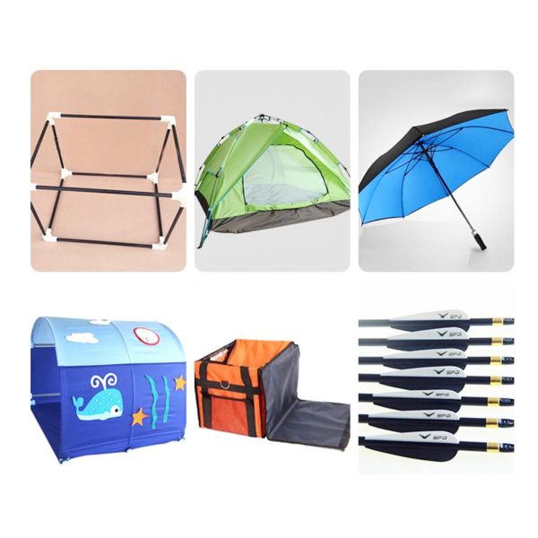 Matte Finish Durable Carbon Fiber Solid Rod 1mm 2mm 3mm 4mm 5mm Thickness