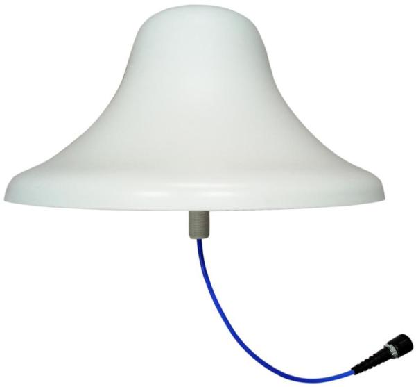 WIFI / 3G / LTE / 5G Wideband Omni GSM Indoor Antenna Coverage 380MHz - 6000MHz