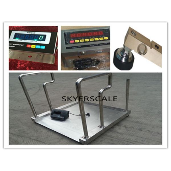 Hospital 1000kg Medical Wheelchair Weighing Scales Carbon Steel