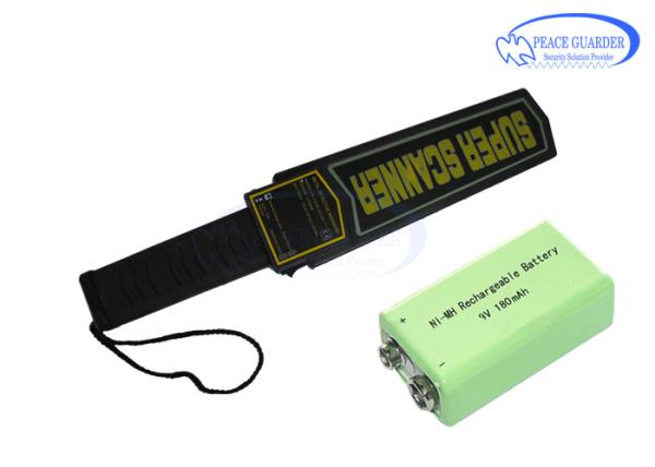 Rechargeable Light Weight Portable Metal Detector For Checking Subway Riders