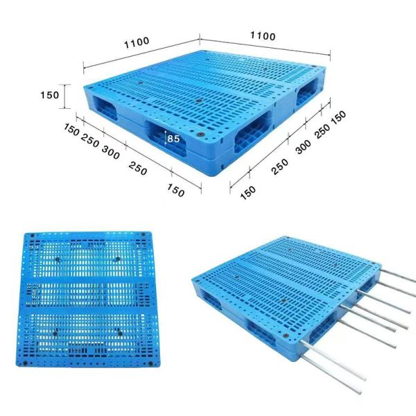 Hdpe Heavy Duty Rack Pallet Plastic Tray Recycle Colorful Euro Plastic Pallet Warehouse Storage Pallet