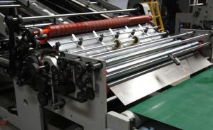 Laminador automático de flauta simples de três camadas velocidade média DF
