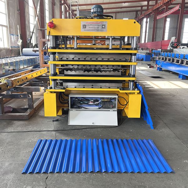 PPGI &GI Steel Three Layer Roof Sheets Roll Forming Machine Production Line