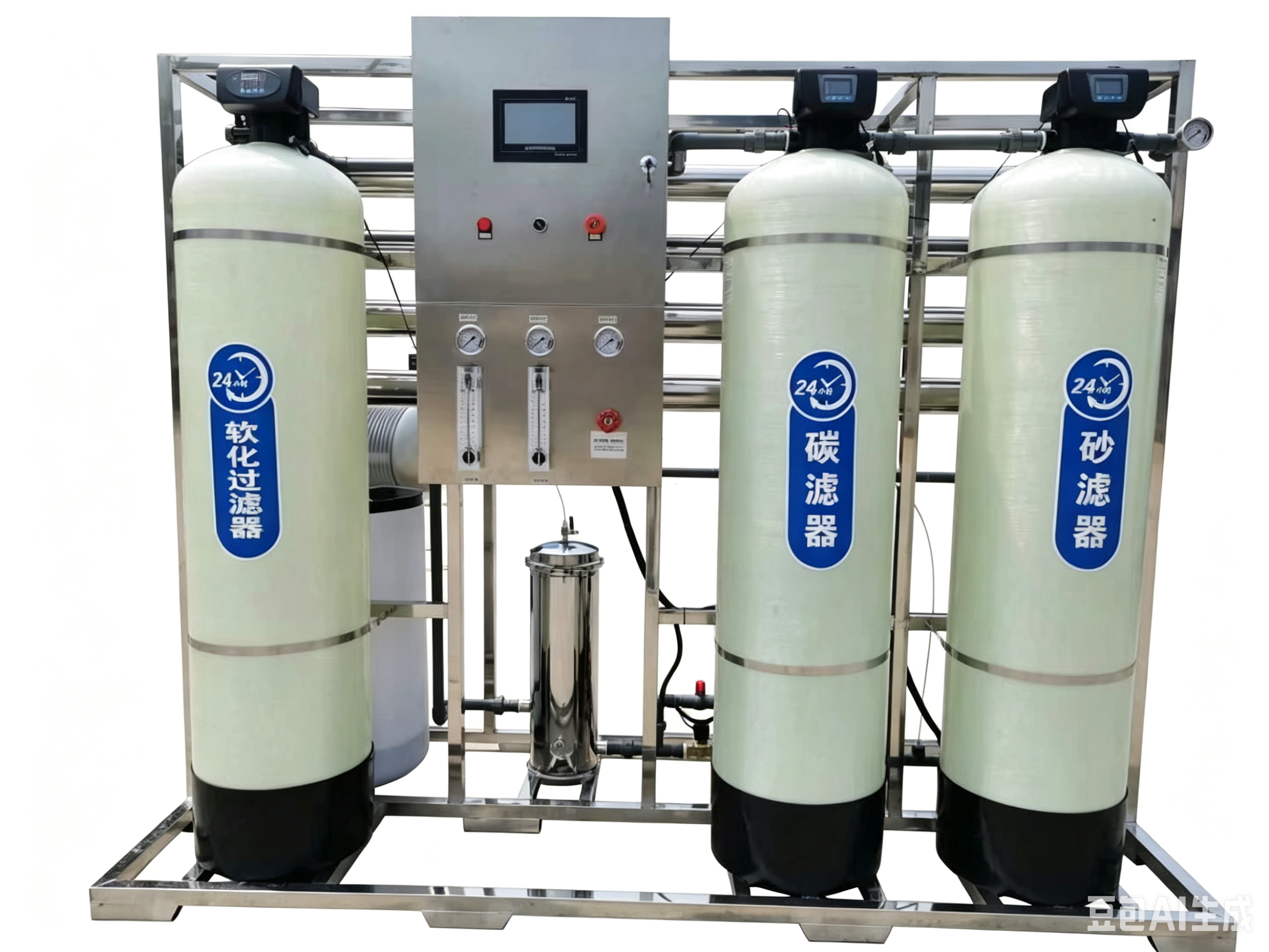 Automatic Drilling Reclaimed Water System with 1000L/H Output 3000W Power and Automated Control