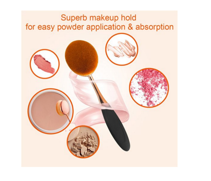 Beauty Toothbrush Looking Makeup Brushes Rose Gold Face Makeup Brush Set