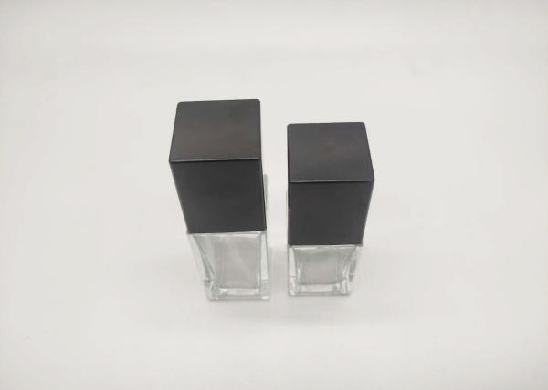 ISO Label Transparent 30ml 50ml Glass Cosmetic Bottles