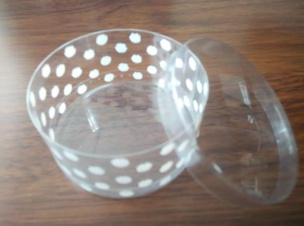 Plastic folding box,transparency,screen printing