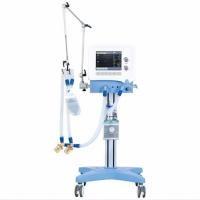 Pneumonia Patients Ventilator Breathing Machine , 4 Wheels Icu Ventilator Machine