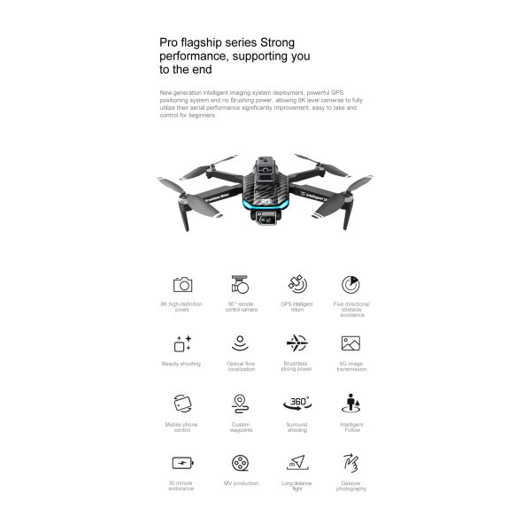 Take Your Training to the Next Level with HUGTEC 2024 Max Drone 1080p Camera Dual Optical Flow and Altitude Hold Mode