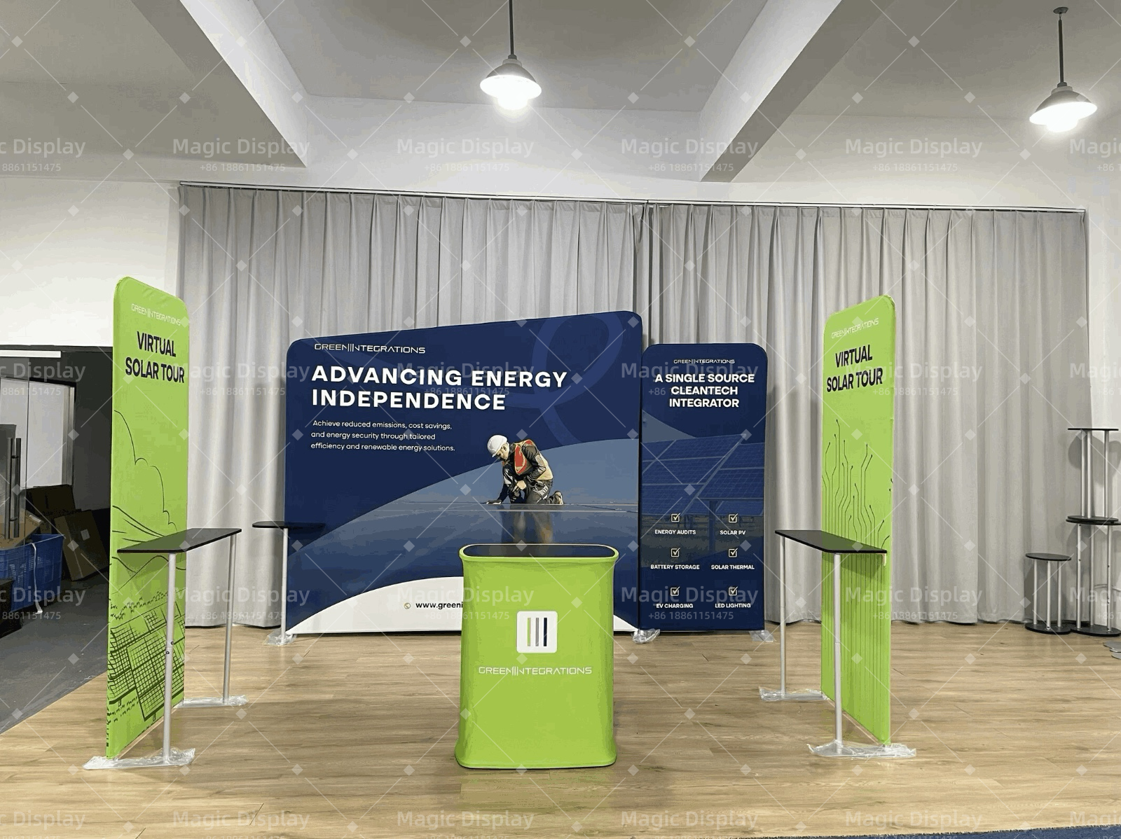 3x3m Trade Show Booth Setup for Portable Exhibition Display