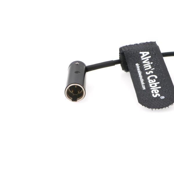 Mini mâle de XLR au câble audio de caméra femelle de XLR pour l'aide de vidéo de BMPCC 4K 6K