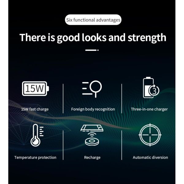 Заряжатель Multi функции QC3.0 беспроводной