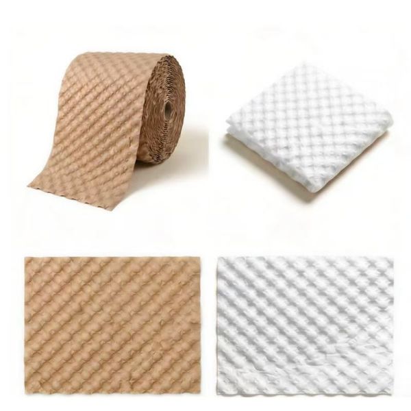 Brown 80GSM Bubble Paper Roll 50m Heavy Duty Brown Wrapping Paper