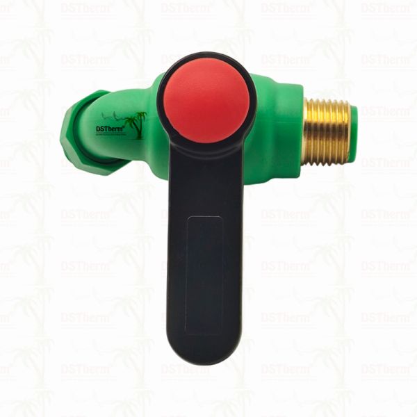 PPR Bibcocks Water Spout Faucet Water Tap Spigot Customized Color 1/2