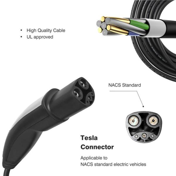 NACS Tesla EV Connector Tesla Charging Cable Plug 16A 32A 40A 50A 60A 80A