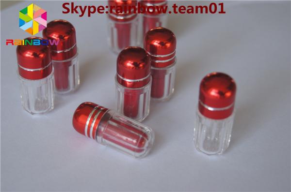 capsules en plastique vides contenant des pilules boîtier de capsule boîtier de forme de capsule contenant une forme hexagonale bouteille de capsule