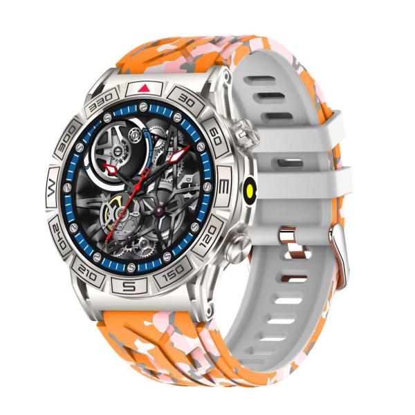 AI Assistant de voix en forme ronde Montres intelligentes d'exercice enregistrement Montres intelligentes avec calculatrice