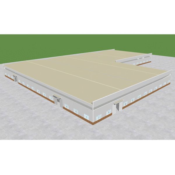 Prefab Steel Construction Warehouse Steel Sheds Commercial Metal Buildings