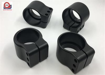 High Precision Furniture Hardware Parts , Black Machining Small Metal Parts