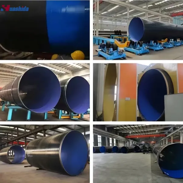 Complete 3PE Coating Line with PLC Fully Automatic Control, Eco-Friendly Powder Recovery, and Customizable Layout for Steel Pipe Anti-Corrosion