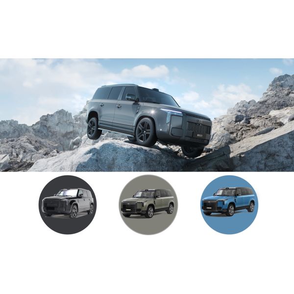 Лучший 2024 AWD с приводом на четыре колеса ROX 01 REEV 1.5T 282km 6 сидений или 7 сидений Jishi 01 Новые энергетические транспортные средства EV Автомобиль SUV