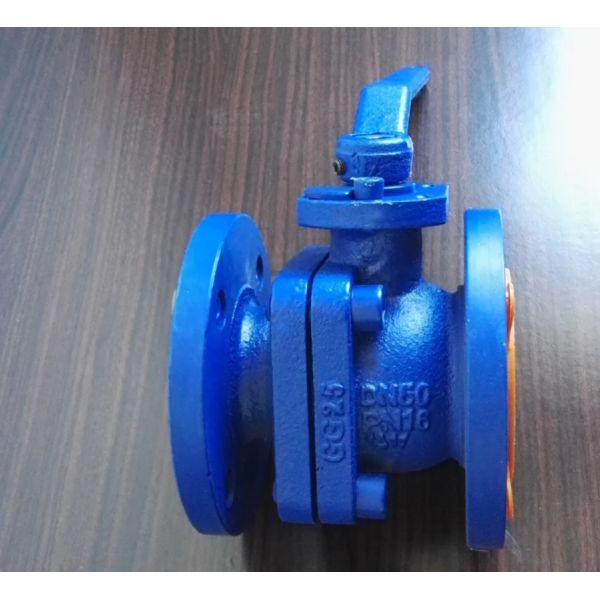 Q41F ANSI flanged cast iron ASTM A126-B ball valve