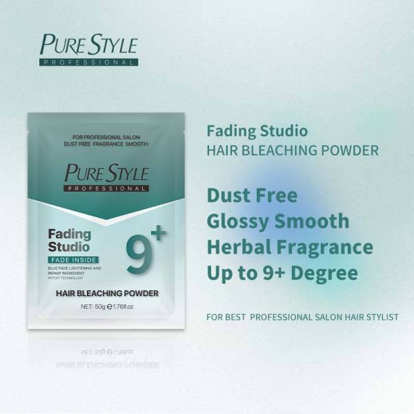 Poudre décolorante pour cheveux professionnelle de salon en vrac 50G qualité cosmétique