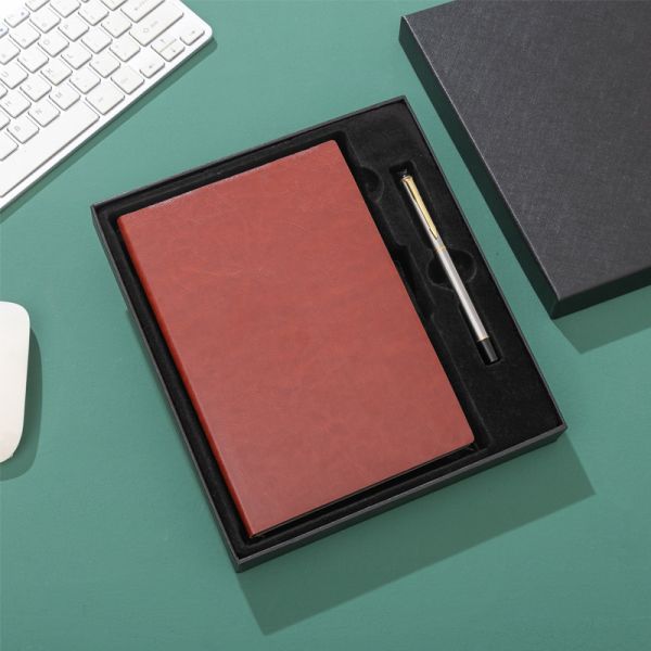 Conjunto de presentes corporativos Comentário de ligação térmica com 100 folhas internas e logotipo personalizado