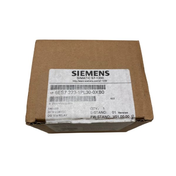 SIEMENS SIMATIC PLC S7-1200  6ES7 223-1PL30-0XB0 SM 1223 16 x 24 VDC Input / 16 x Relay Output Signal modules