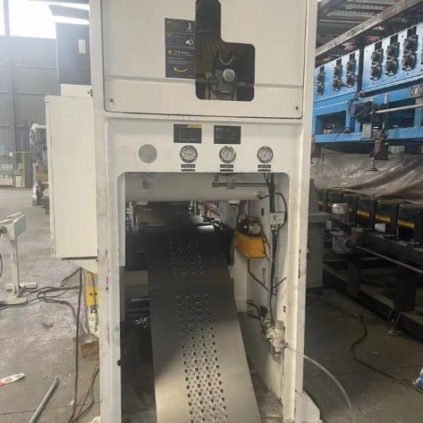 Metal Walk Platform Scaffolding Making Machine With Hydraulic Cutting