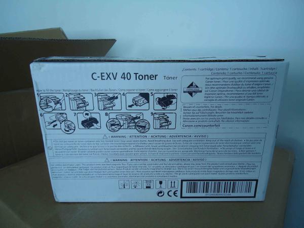 Tonalizador da copiadora de C-EXV40 Canon, tonalizador compatível do preto de Canon IR1133 BK