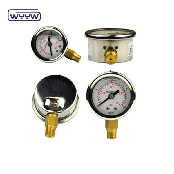 Semi-Stainless Steel Oil Filled Pressure Gauge