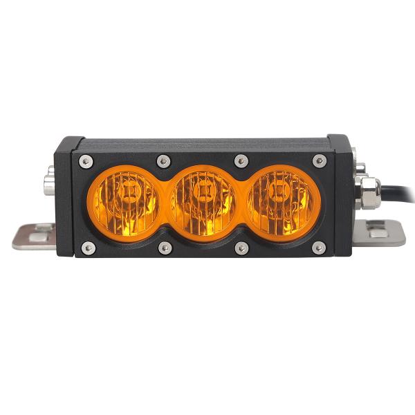 H Style 30W Yellow Color 3pcs 10W CREE LED LIGHT BAR 6000K 10-30V Combo Beam,Flood Beam, Spot beam