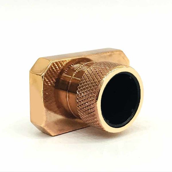 Cápsula de perfume del zamak del metal del final antiguo de la forma del rectángulo