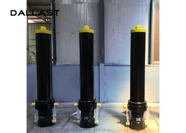 Telescopic  Dump Truck Trailer Hydraulic Cylinder Hyva Parker , Dump Truck Hydraulic Ram