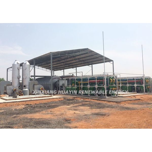 ISO Huayin pyrolysis oil from plastic waste Vacuum In India