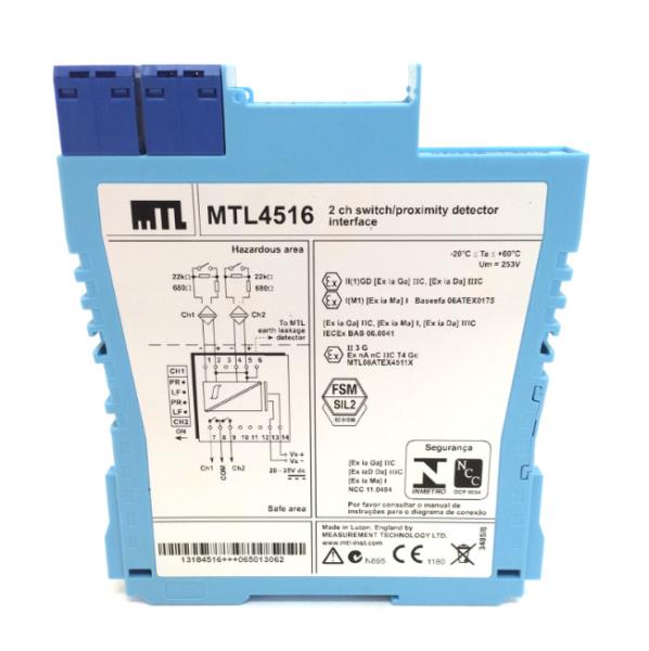 MTL 4516C: 98% H2SO4 Resistant Sensor for Storage Tanks
