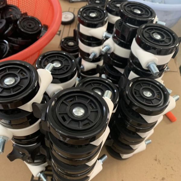 Рицинусы вагонетки черноты 3 дюймов для машины больницы медицинской для больницы