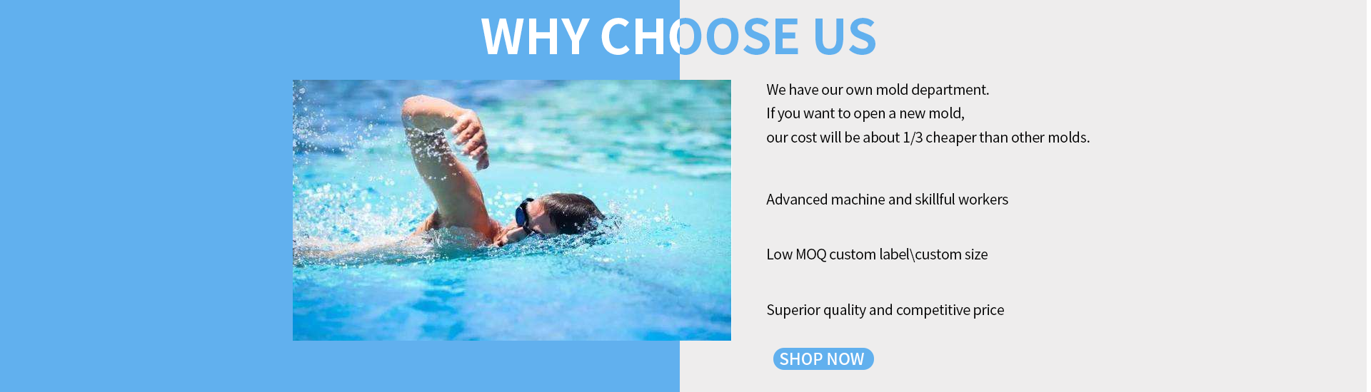 Professional PC Frame Anti Fog Children Swimming Goggles With Adjustable Strap